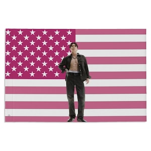 Jungkook Flag Pink - Etsy