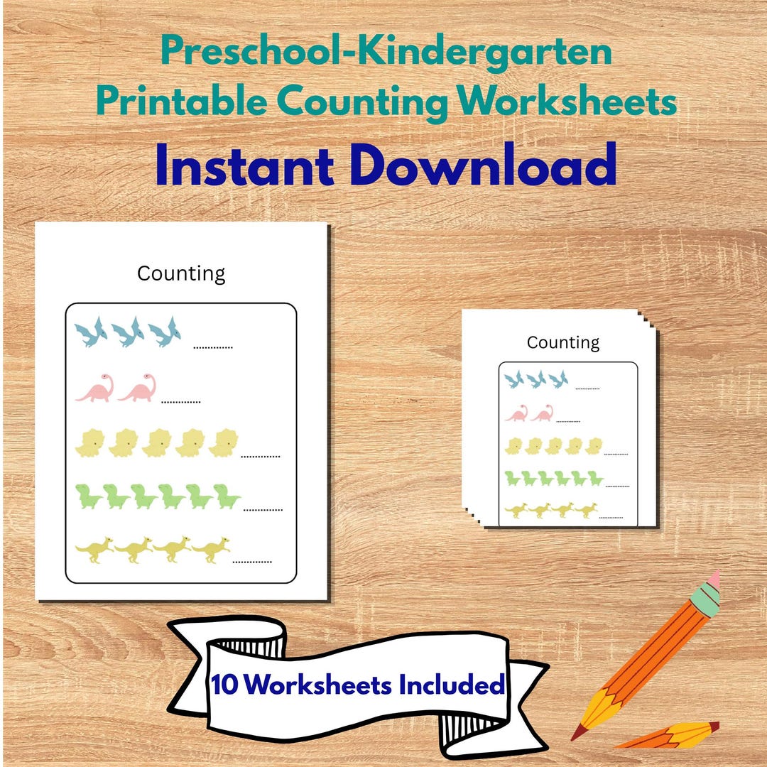 Count, Color, & Learn: the Ultimate Pre-k Math Foundation Bundle - Etsy