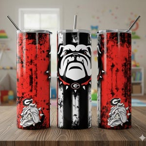 georgia bulldogs tumbler wrap, ga bulldogs tumbler wrap, bulldog tumbler wrap png - Digital Download