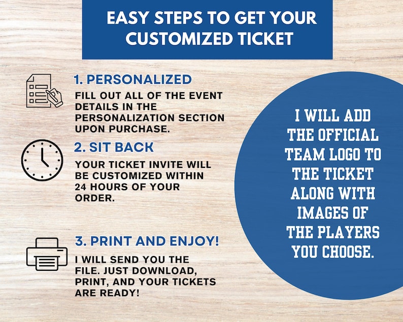 Custom Baseball Tickets, Surprise Gift Baseball Tickets, Customized ...