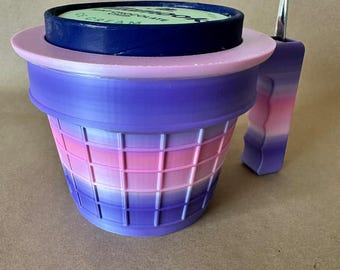 Ice Cream Pint Holder, 3D Printed, Pint Sleeve