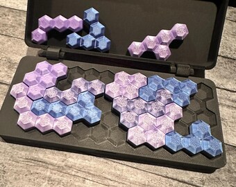 HexaFit Puzzle: Geometric Brain Teaser Puzzle with case
