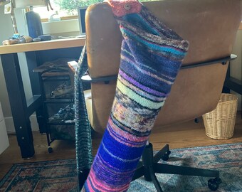 Hand Knit and Felted Yoga Mat Bag
