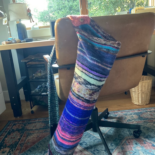 Knitted Yoga Mat Bag Etsy