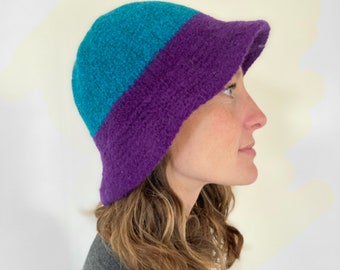 Lampenschirm Gefilzte Krempenmütze