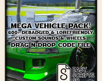 Vorprogrammiertes 600+ Mega Car Pack [Lore-freundliche Autos, De-baged Cars, Custom Felgs and Sounds] (ENG)