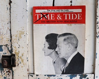 Time & Tide Magazine, June 18-24 1964 Issue, Duke of Windsor and Wallis  Simpson FeatureStory