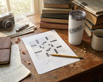 The Sound of Words: A Hard Sunday-Size Crossword Puzzle | 21x21 Grid | Homophone Theme | EDR 9 Difficulty | Digital Download