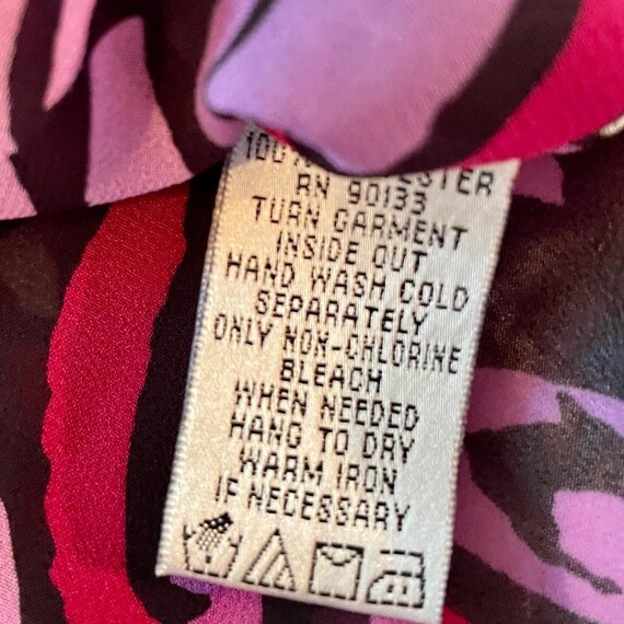 Vintage Bob Mackie Wearable Art Blouse  Size XL  … - image 6