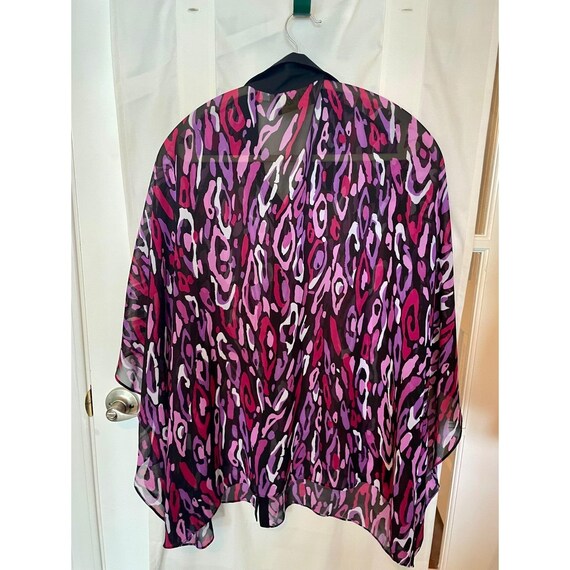 Vintage Bob Mackie Wearable Art Blouse  Size XL  … - image 5