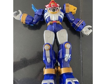Power Rangers Ninja Storm Lightning Megazord 5" Figure (2002, Bandai) Vintage
