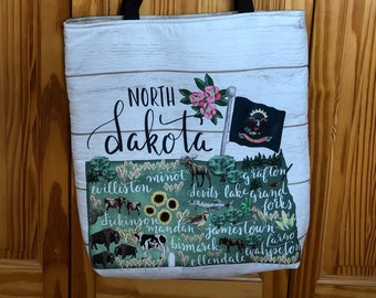 North Dakota Tote Bag