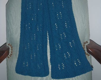 Knit Cable & Lace Scarf Pattern