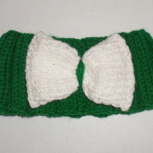 Knit Headband with Knit Bow image 1