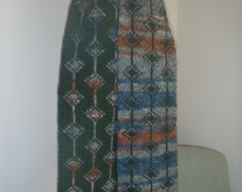 Diamond Trellis Double Knit Scarf Pattern