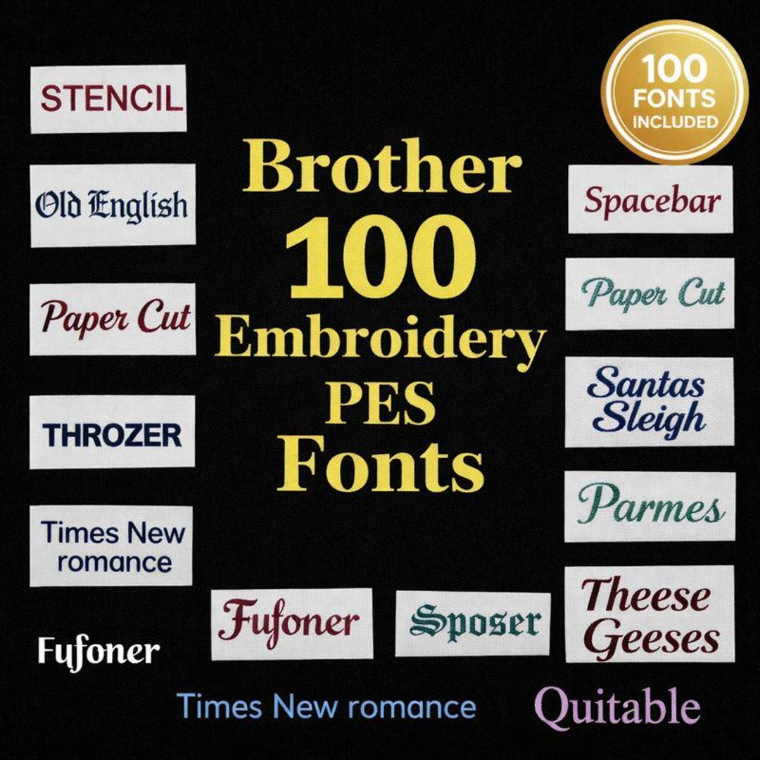 Machine Embroidery Fonts and Alphabets Designs – 100 BX , PES Format ...