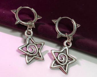 Star Shaped Grunge Earrings, Women Gothic Y2k Earrings, Jewelry Gift for Her