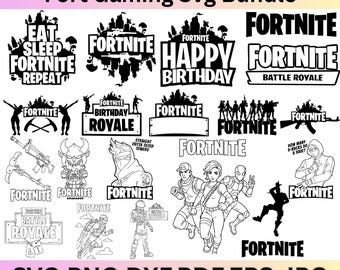 Fort Gaming SVG, Battle Royale Controller Clipart, Gamer Life Cut Files for Cricut, Victory Celebration SVG, Gaming Controller Silhouette