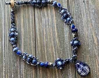 Sodalite Hemp Necklace