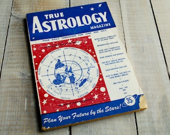 True Astrology Magazine, June/July 1952 Issue, Gemini Cancer Leo 72nd Birthday