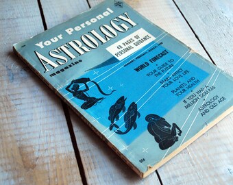 Vintage Current Astrology Magazine, December 1949 to January 1950