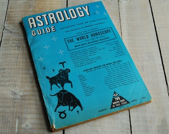 Astrology Guide Magazine, March April 1952 Issue, 72nd birthday