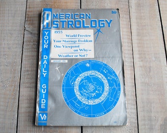 Vintage Astrology Magazine, January 1955 Issue