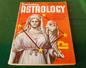 Vintage Current Astrology Magazine, December 1949 to January 1950