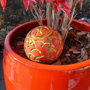 Decoración para jardineras de cerámica