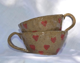 Handmade Pottery Espresso Mug - Rustic Ceramic Coffee Cup, Mothers Day Gift