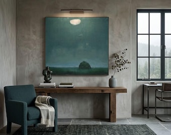 DIGITAL DOWNLOAD Olga Razinkina Oil Painting Print, The Grass, Modern Wall Decor