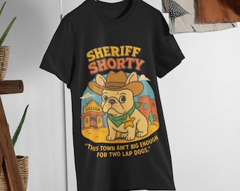 Cowboy French Bulldog Sheriff PNG: Western Dog Clipart (Digital Download)