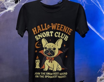 Retro French Bulldog Halloween Clipart: Spooky Dog PNG (Digital Download)