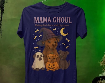 Mama Ghoul Dog Mom Halloween Png: Spooky Season Pet Design (Digital Download)