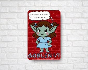 1/1 Goblin Token (für Magic the Gathering) Steine Sammlung
