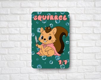 1/1 Eichhörnchen Token (für Magic the Gathering) Bubbles Kollektion