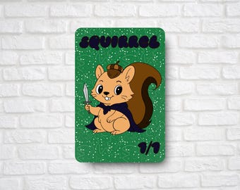 1/1 Eichhörnchen Token (für Magic the Gathering) Kritzel-Sammlung
