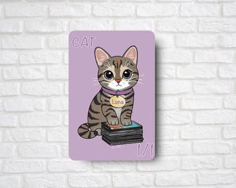 1/1 Katzen Spielstein | Luna | MTG