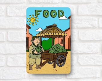Essen Token (für Magic the Gathering) Happy Cabbage Man Theme