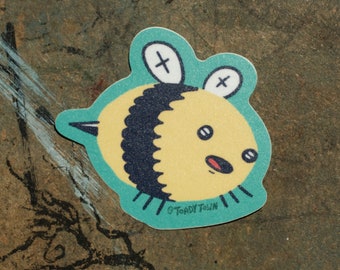 Beewildered Bee Sticker