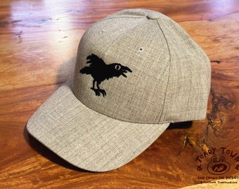 Crow Wool Adjustable Baseball Cap - Critter Caps