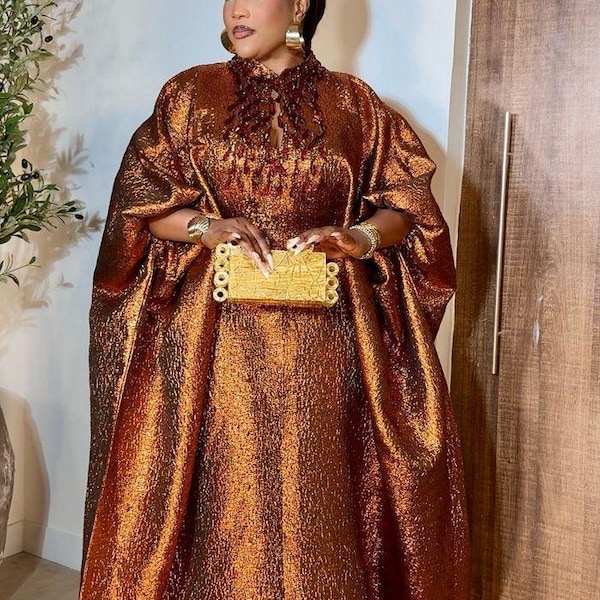 Damask bubu  |African Boubou | Danshiki | Kaftan | Jalabiya | Rich Aunty | Nigerian Dress| Party Dress | Boubou| wedding dresses
