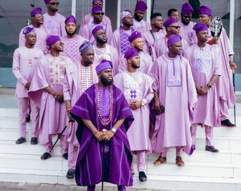 Kaftano africano, Agbada, abito tradizionale, abito da sposo e da cerimonia, Dashiki africano da uomo: distinguiti con l'abito da senatore africano per matrimoni da uomo.