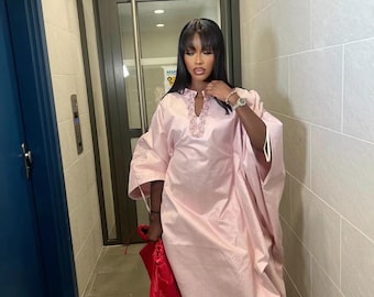 African Damask Boubou: Nigerian Kaftan Maxi Dress, Danshiki, Jalabia, wedding dress, rich Aunty vibes