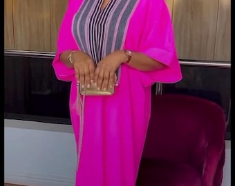 African Damask Boubou: Nigerian Kaftan Maxi Dress, Danshiki, Jalabia, wedding dress, rich Aunty vibes