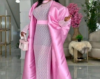 African Damask Boubou: Nigerian Kaftan Maxi Dress, Danshiki, Jalabia, wedding dress, rich Aunty vibes
