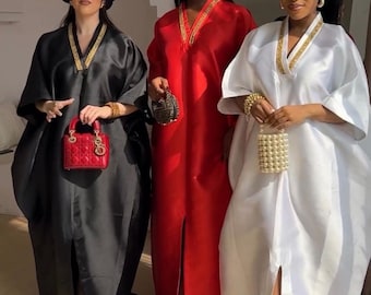 African Damask Boubou: Nigerian Kaftan Maxi Dress, Danshiki, Jalabia, wedding dress, rich Aunty vibes