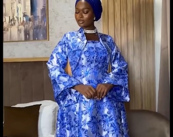 Damask bubu  |African Boubou | Danshiki | Kaftan | Jalabiya | Rich Aunty | Nigerian Dress| Party Dress | Boubou| wedding dresses