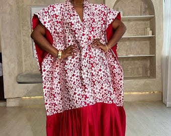 African Damask Boubou: Nigerian Kaftan Maxi Dress, Danshiki, Jalabia, wedding dress, rich Aunty vibes