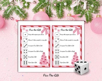 Festive Christmas Game: Pass the Gift Printable – Instant Download